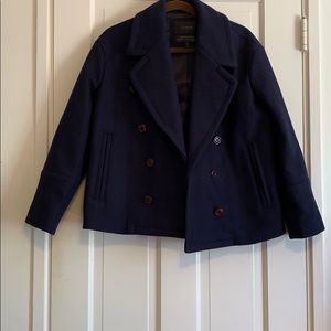 Jcrew wool pea coat